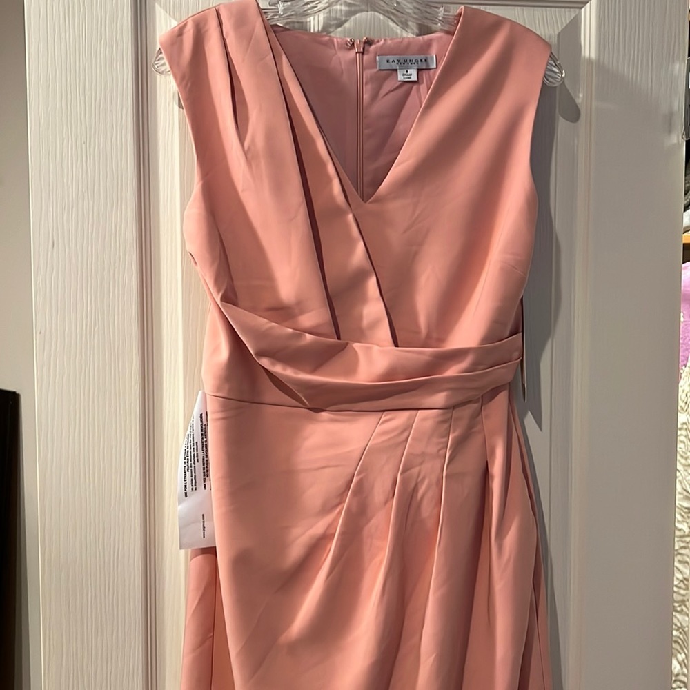 NWT Cassia Pleated Gown / Dress by Kay Unger
